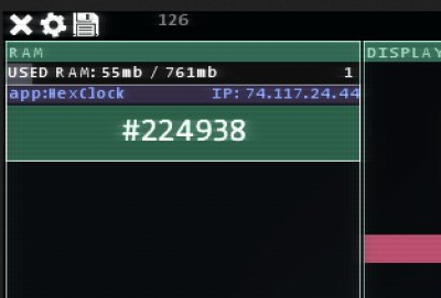 The HexClock in Hacknet